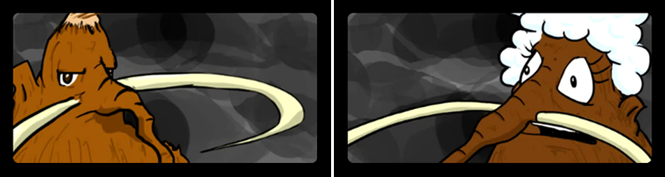 Extinct storyboard art frame 3